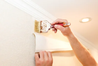 Pose de papier peint à Tronget — revêtements muraux et toiles de verre